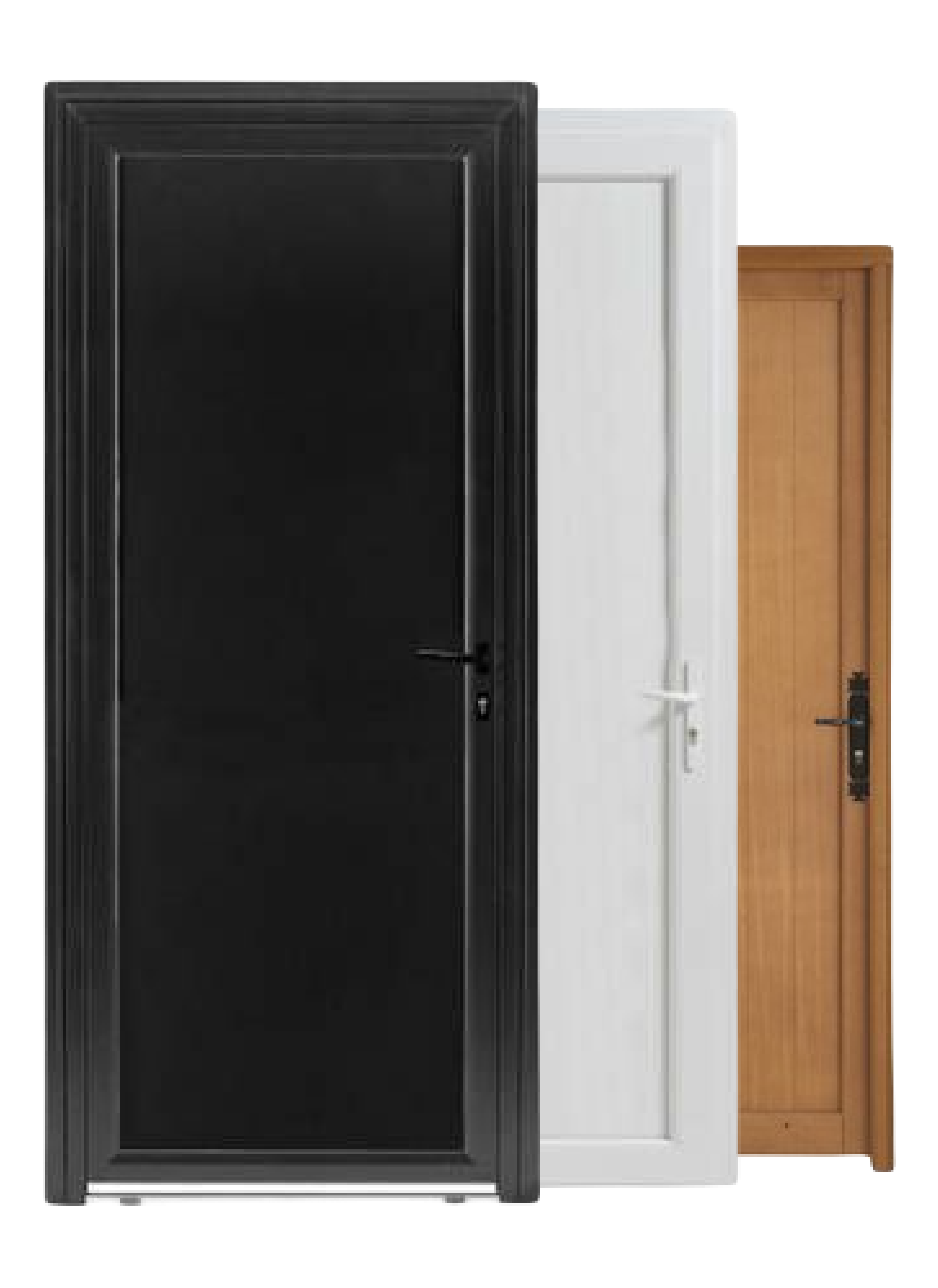 Porte resine composite sur mesure haut de gamme sans entretien imitation bois Polyhabitat